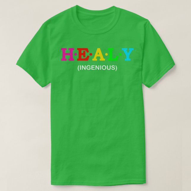Camiseta Healy Ingenioso (Diseño del anverso)