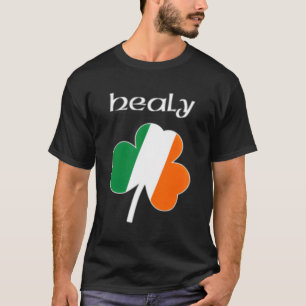 Camiseta Healy Irish Apellidos Bandera de Irlanda Shamrock