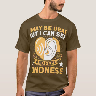 Camiseta Hearing Aid Design for Sign Language Deaf Sign Lan