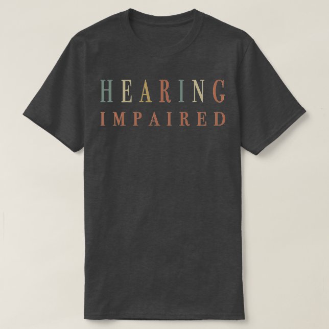 CAMISETA HEARING IMPAIRED 32 (Diseño del anverso)