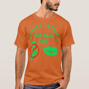 Camiseta Hearing Impaired Can Read Lips ASL Support Deaf 14