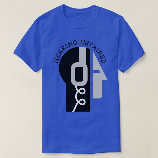 Camiseta Hearing Impaired Design1 (Diseño del anverso)