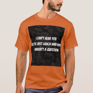 Camiseta Hearing impaired funny