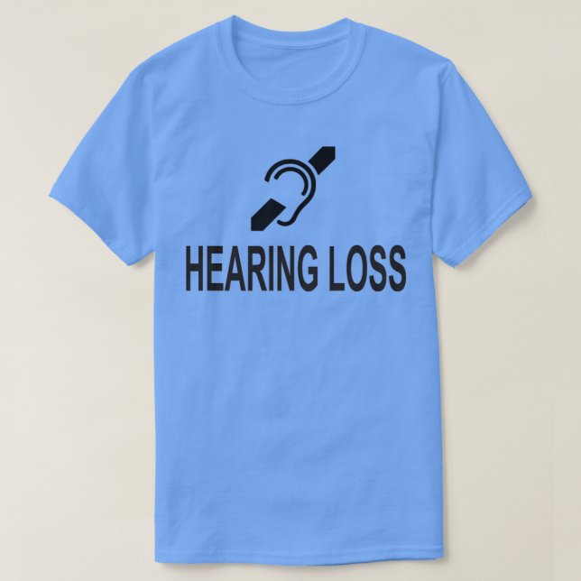Camiseta hearing loss (Diseño del anverso)