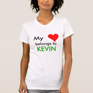 Camiseta HEART1, mi, pertenece a, KEVIN