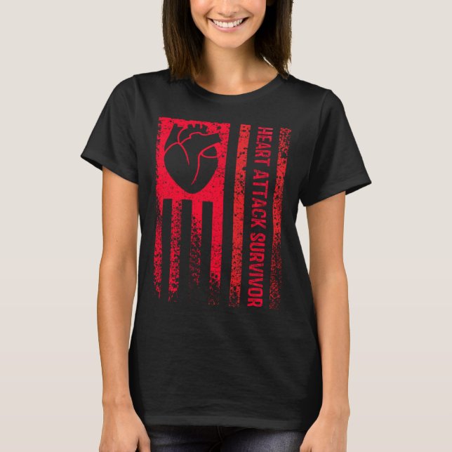 Camiseta Heart Attack Survivor (Anverso)