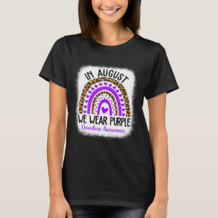 Camiseta Heart August Usamos Conciencia Sobre La Sobredosis