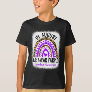 Camiseta Heart August Usamos Diversión de la sobredosis mor