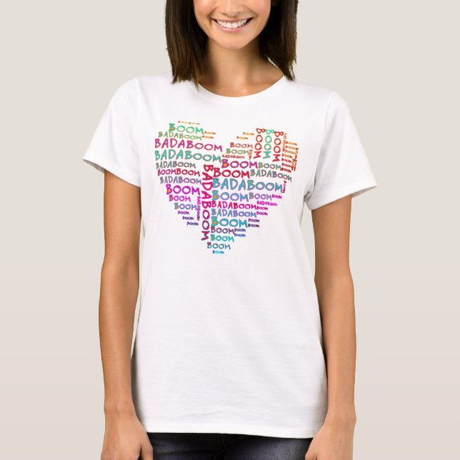 Camiseta Heart Badaboom (Anverso)