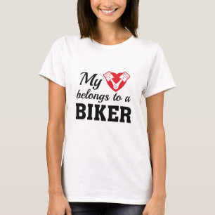 Camiseta Heart Belongs Biker