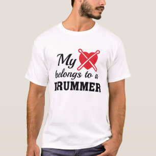 Camiseta Heart Belongs Drummer