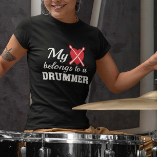 Camiseta Heart Belongs Drummer