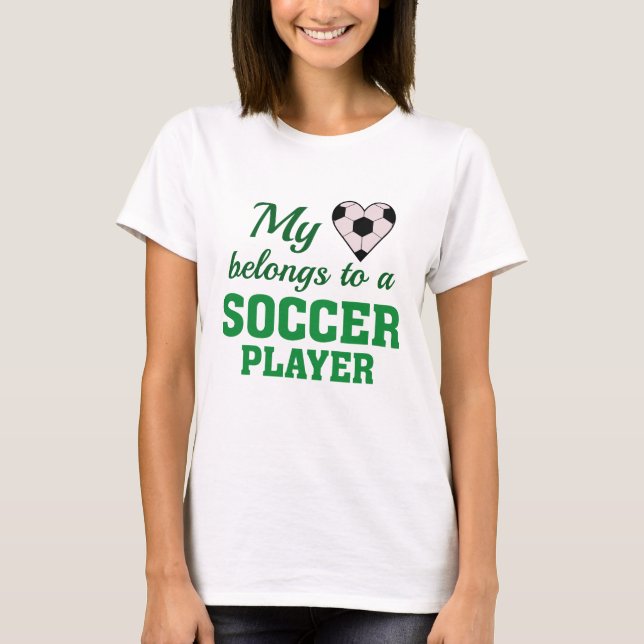 Camiseta Heart Belongs Soccer (Anverso)