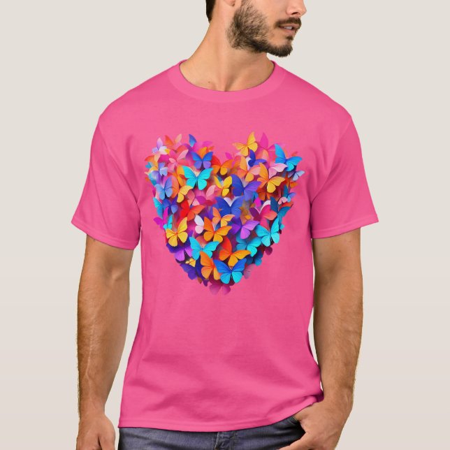 Camiseta Heart Butterfly Fashion With A Magical Touch (Anverso)