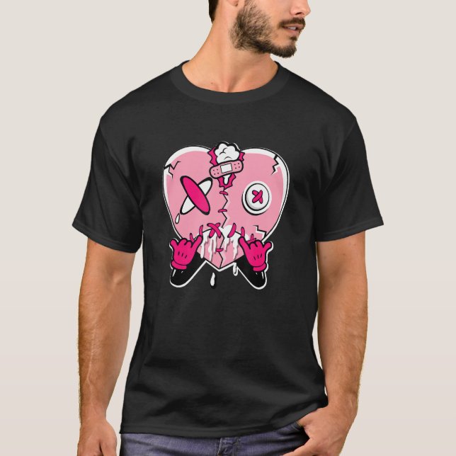 Camiseta Heart Crying  Low Triple Pink (Anverso)