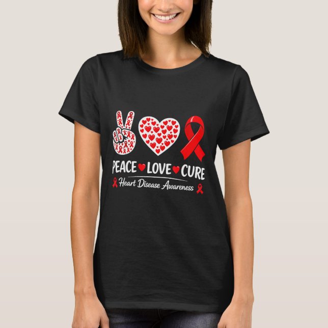 Camiseta Heart Disease Awareness  (Anverso)