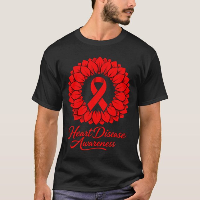 Camiseta Heart Disease Awareness  (Anverso)