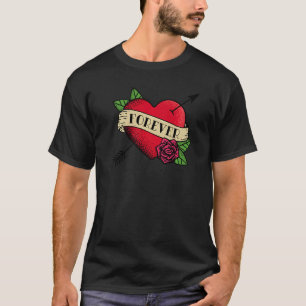 Camiseta Heart Forever Tattoo