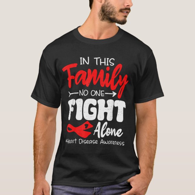 Camiseta Heart Health Heart Disease Awareness Chd Family Su (Anverso)