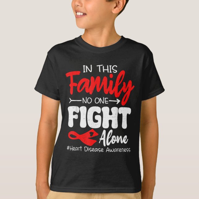 Camiseta Heart Health Heart Disease Awareness Chd Family Su (Anverso)