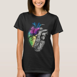 Camiseta Heart in Half With You And Without You Love and