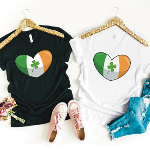 Camiseta Heart Ireland Shamrock T-Shirt