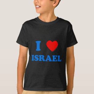 Camiseta Heart Israel I Love Israel Independence Day Star O