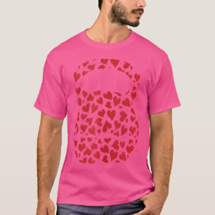 Camiseta Heart Kettlebell Día de San Valentín Fitness Worko