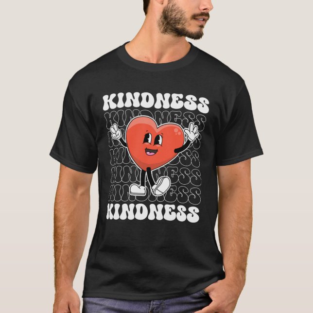 Camiseta Heart Kindness Squad Be Kind Teacher Unity Day Ant (Anverso)