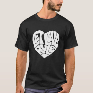 Camiseta Heart Let Love Rule American Singer Lenny Essentia