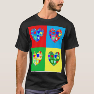 Camiseta Heart Love Art 4 Art Pop