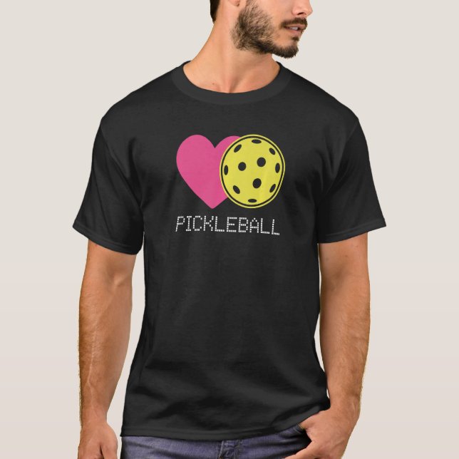 Camiseta Heart Love Pickleball (Anverso)