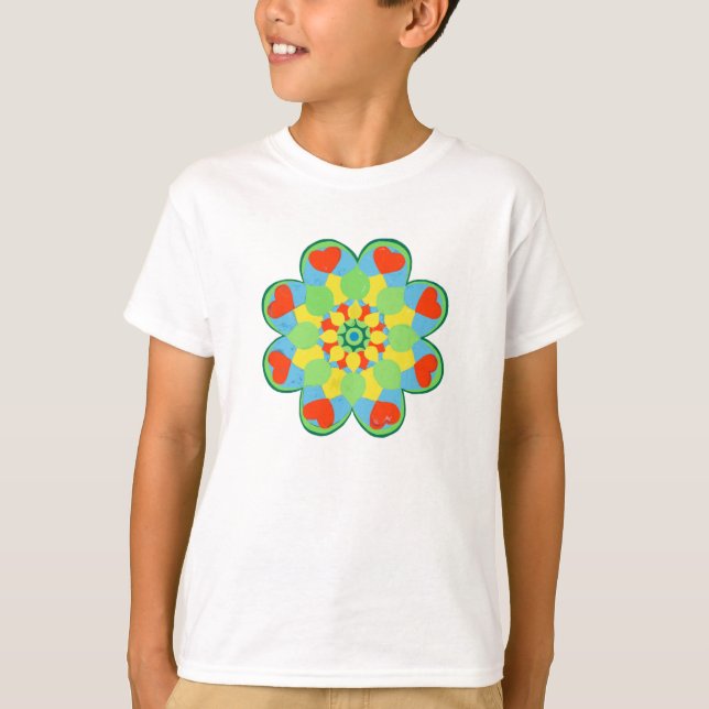 Camiseta Heart Mandala (Anverso)