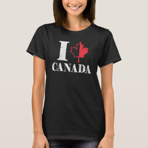 Camiseta Heart Maple Canada Day Maple Leaf Orgulloso canadi