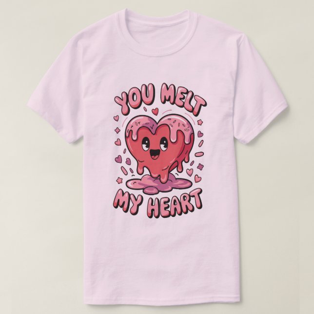 Camiseta Heart-Melt (Diseño del anverso)