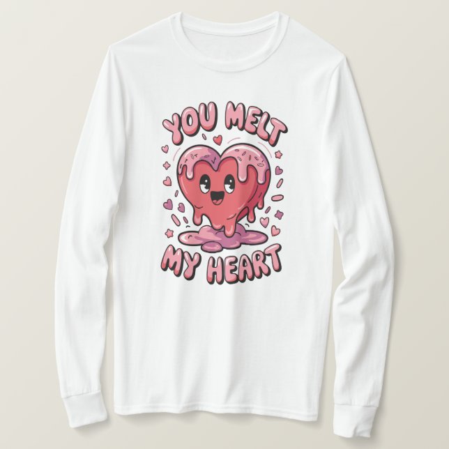 Camiseta Heart-Melt (Anverso del diseño)