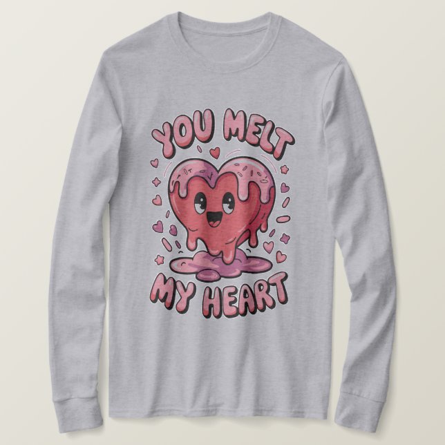 Camiseta Heart-Melt (Anverso del diseño)