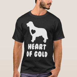 Camiseta Heart Of Gold Golden Retriever Cita Dog