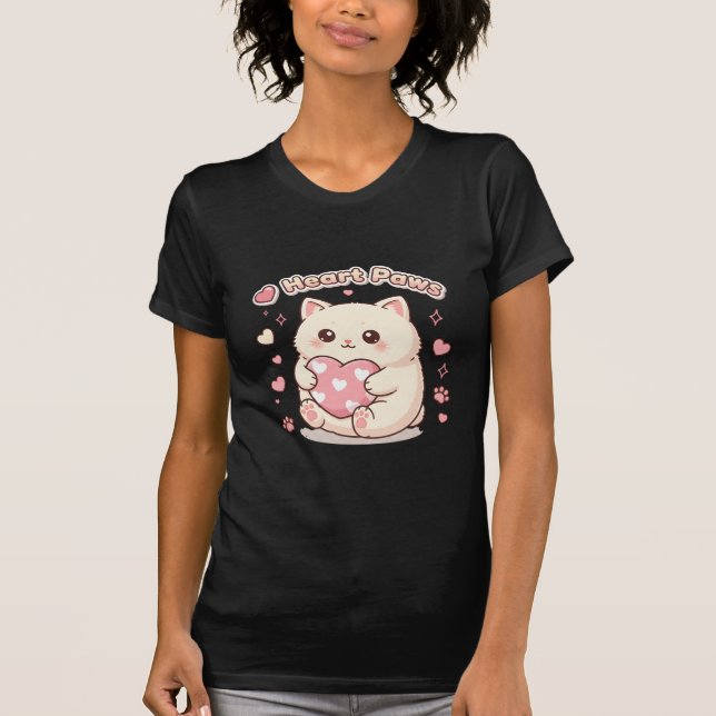 Camiseta Heart Paws (Anverso)