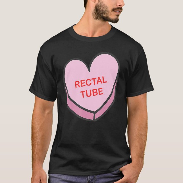 Camiseta Heart Rectal Tube Nurse Life Valentines Day Women  (Anverso)