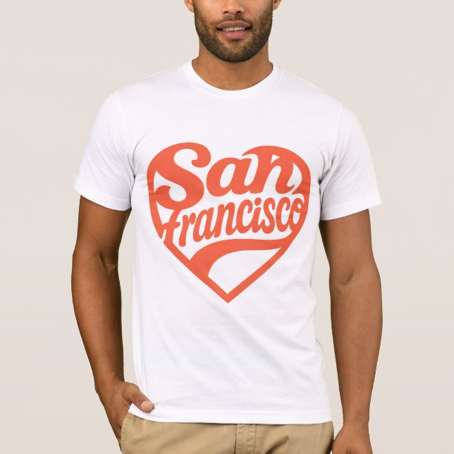 Camiseta Heart San Francisco (Anverso)