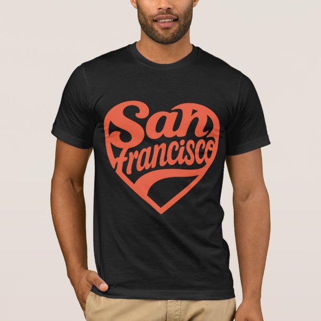 Camiseta Heart San Francisco (Anverso)