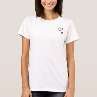 Camiseta heart_silver_bk, RT