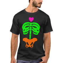 Heart Skelly Personalizado Zombie Skeleton Ribcage