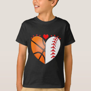 Camiseta Heart Sketll Vender Día de San Valentín Deportes L