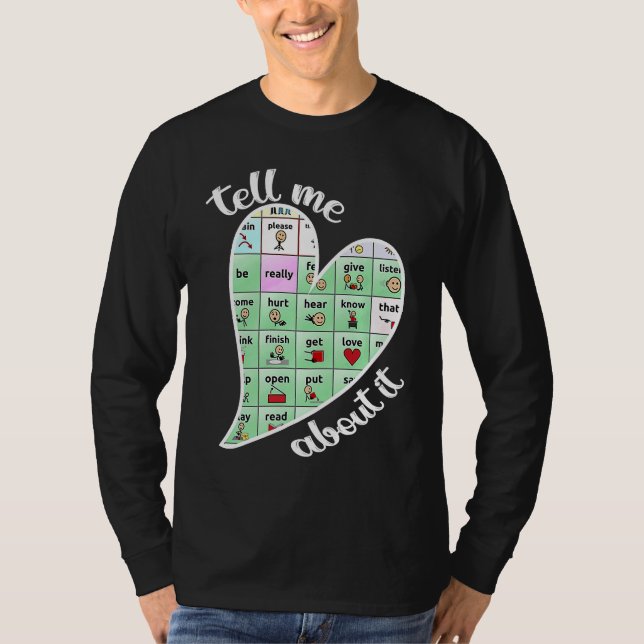 Camiseta Heart Speech Language Pathologist Words Matter Spe (Anverso)