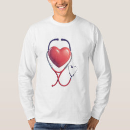 Camiseta Heart Stethoscope Love Sweatshirt