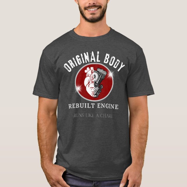 Camiseta Heart surgery REBUILT ENGINE shirt (Anverso)
