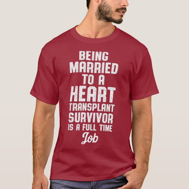 Camiseta Heart Transplant Recipient Running Surgery (Anverso)