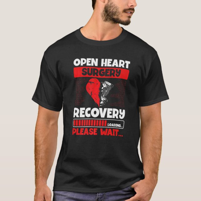 Camiseta Heart Transplant Survivor Heart Bypass Open Heart  (Anverso)